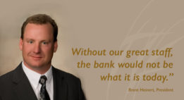 Plains Commerce Bank President Brent Heinert